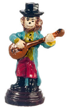 Dollhouse Miniature Monkey Banjo